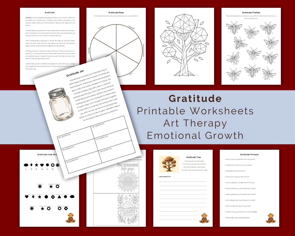 Gratitude Printable Workbook