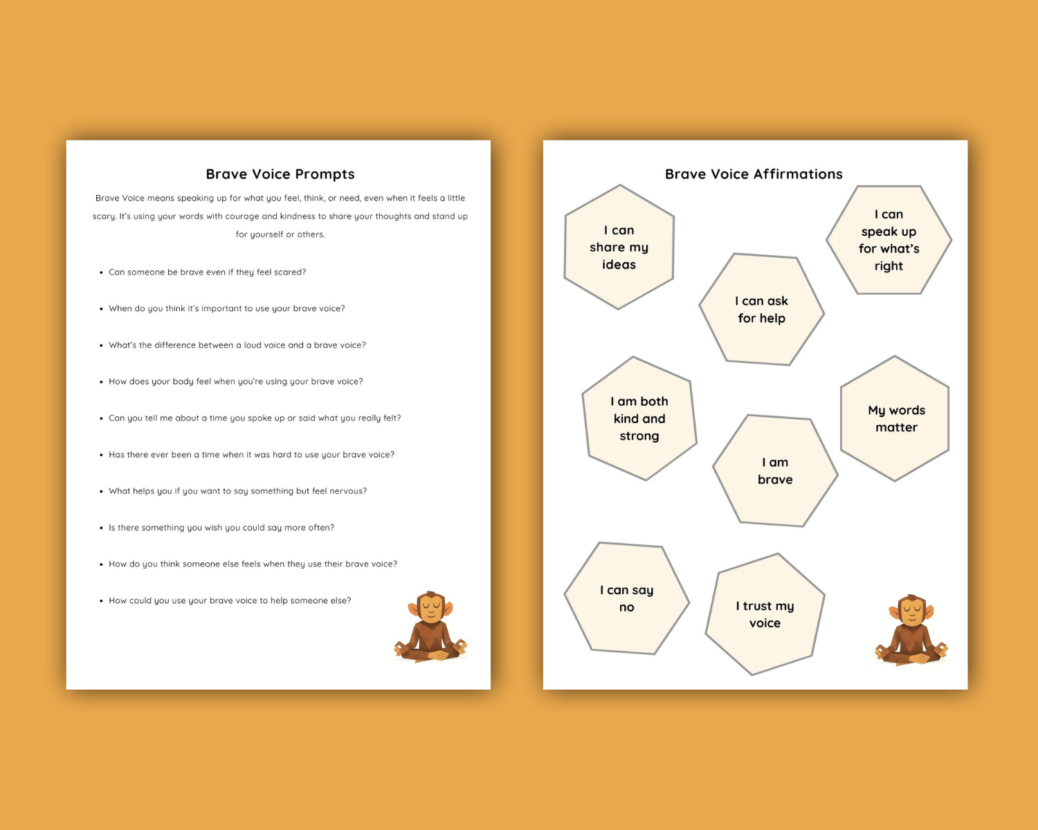 Brave Voice Printable Workbook