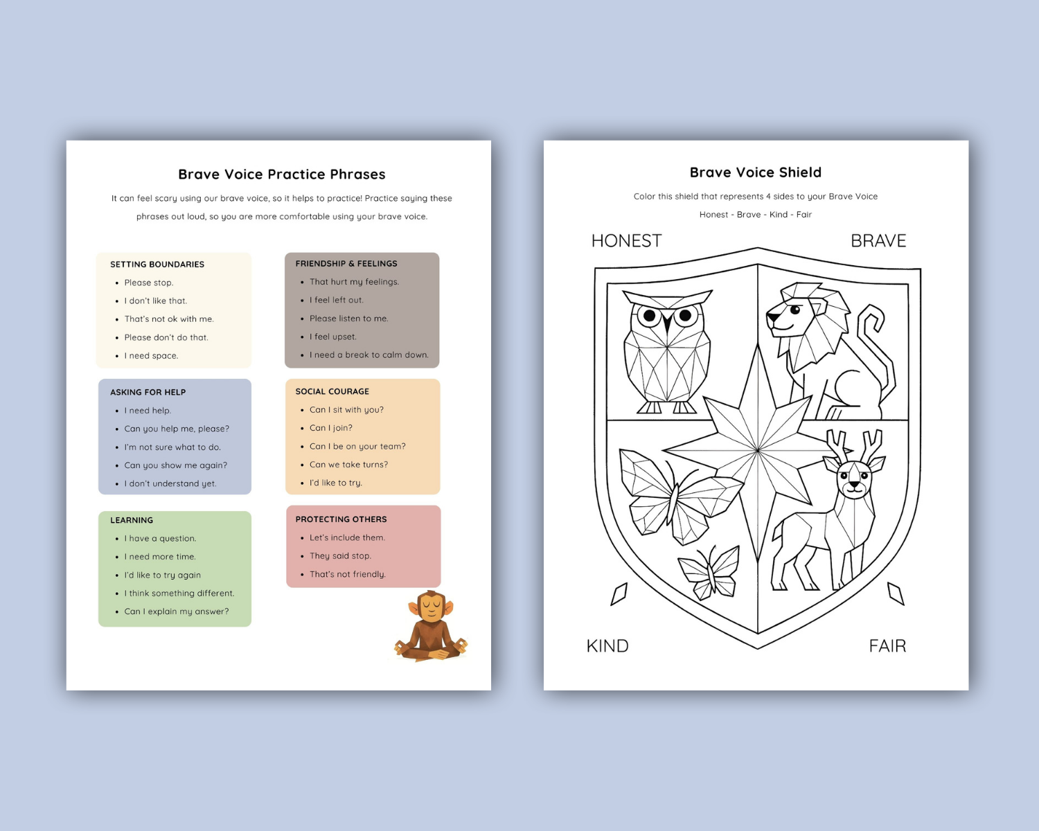Brave Voice Printable Workbook