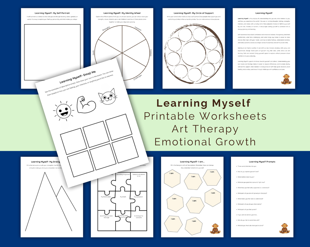 Learning Myself: Self-Awareness Printable Workbook