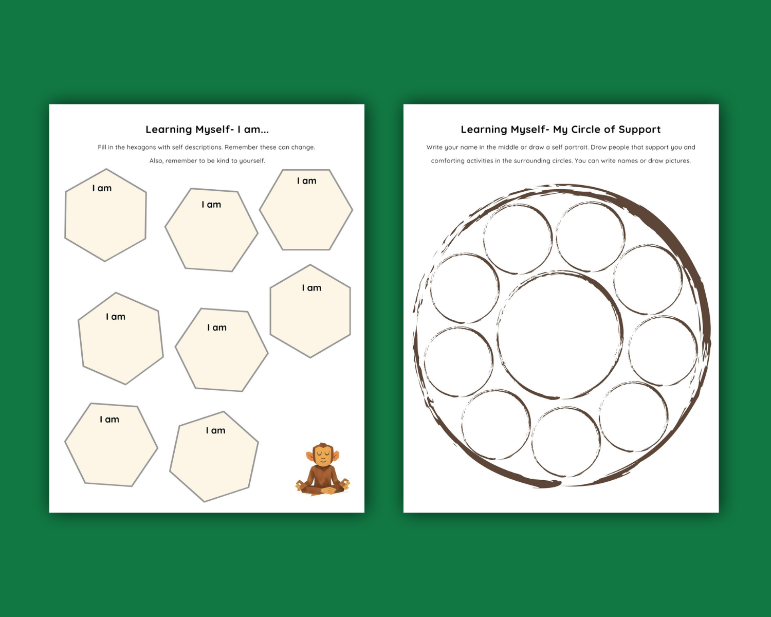 Learning Myself: Self-Awareness Printable Workbook
