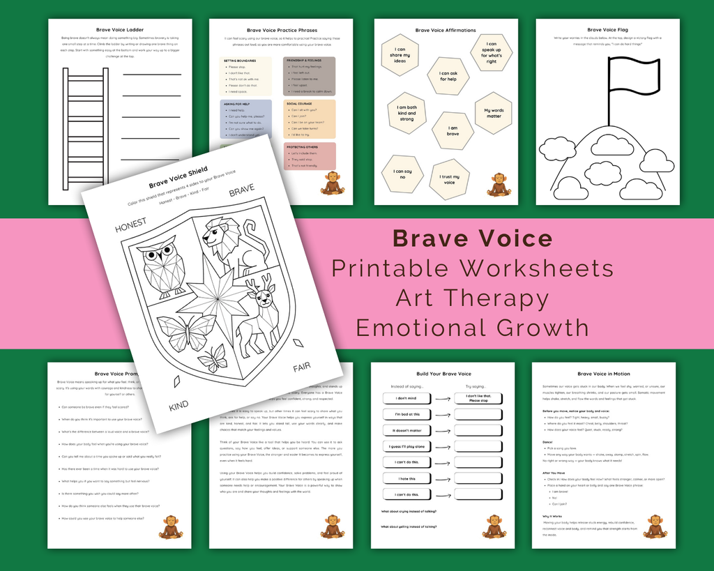 Brave Voice Printable  Workbook