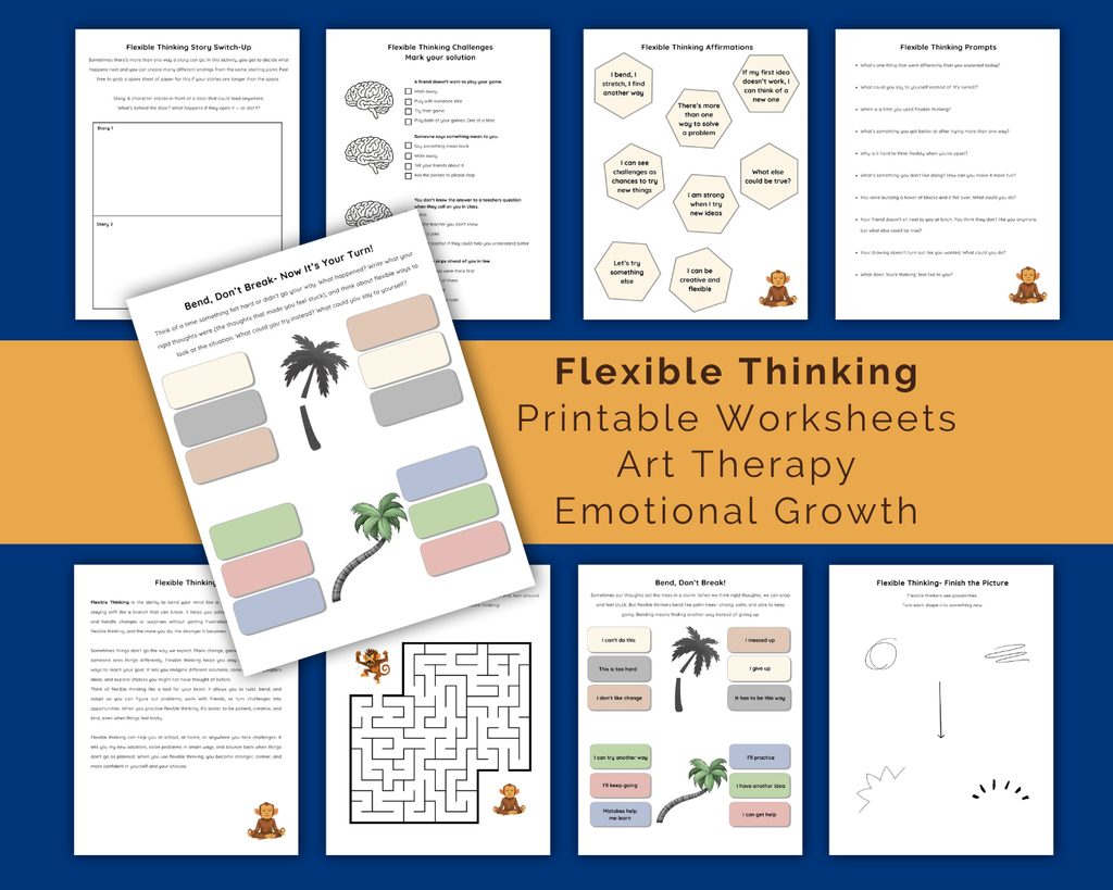 Flexible Thinking Printable Workbook