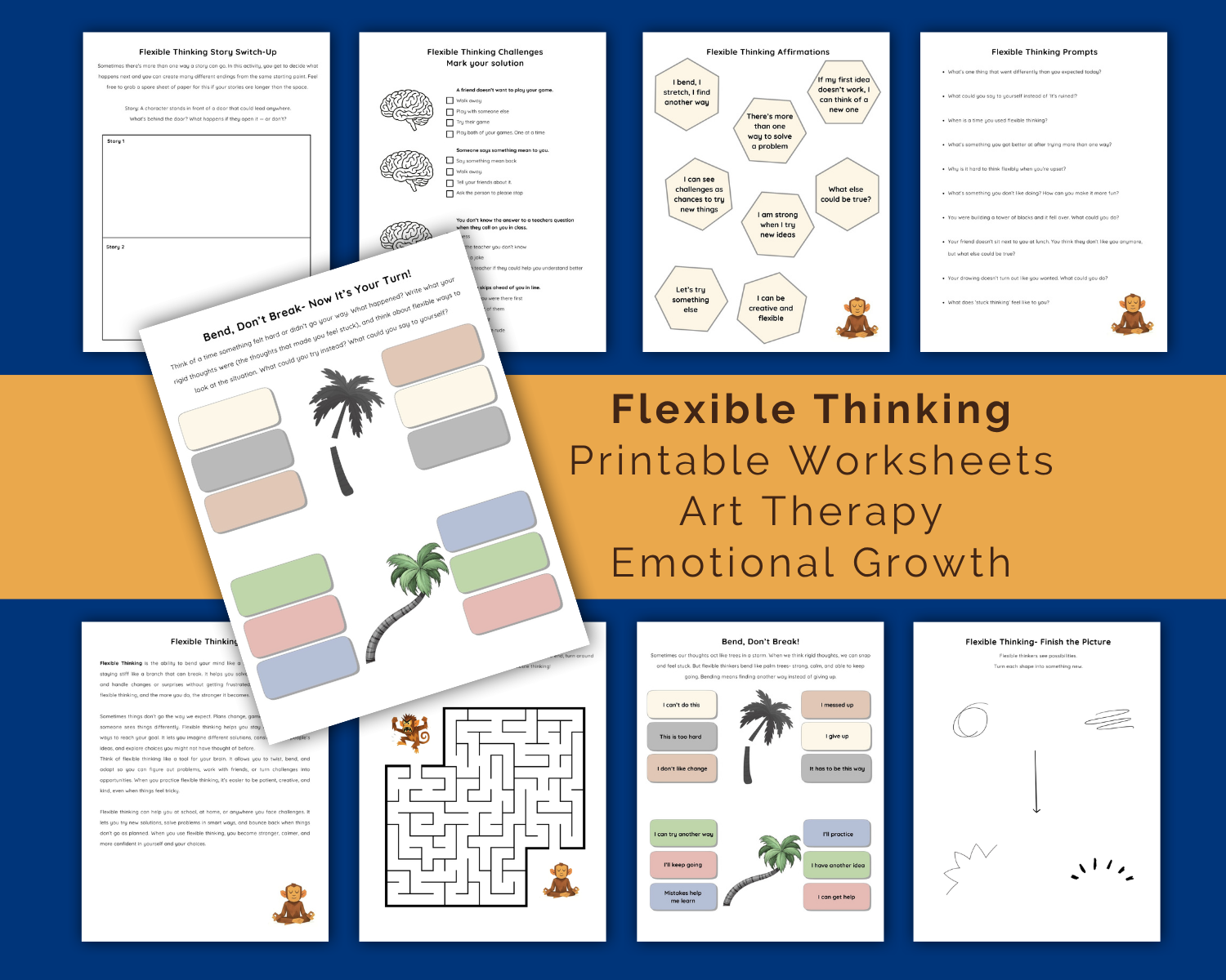 Flexible Thinking Printable Workbook