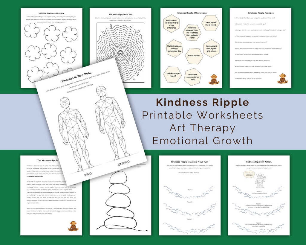 Kindness Ripple Printable Workbook
