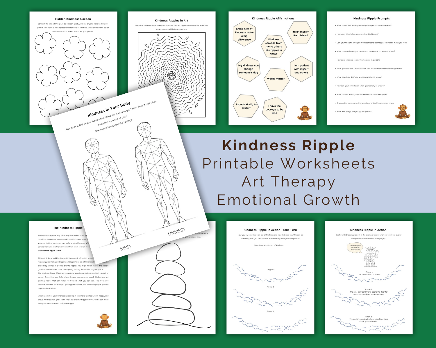 Kindness Ripple Printable Workbook