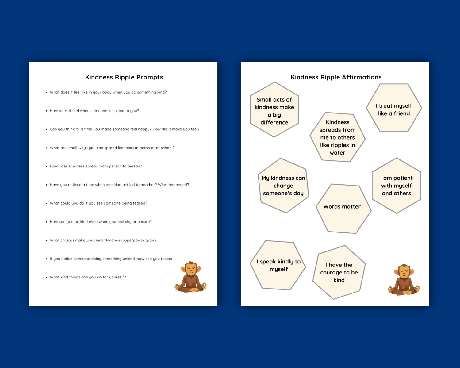 Kindness Ripple Printable Workbook