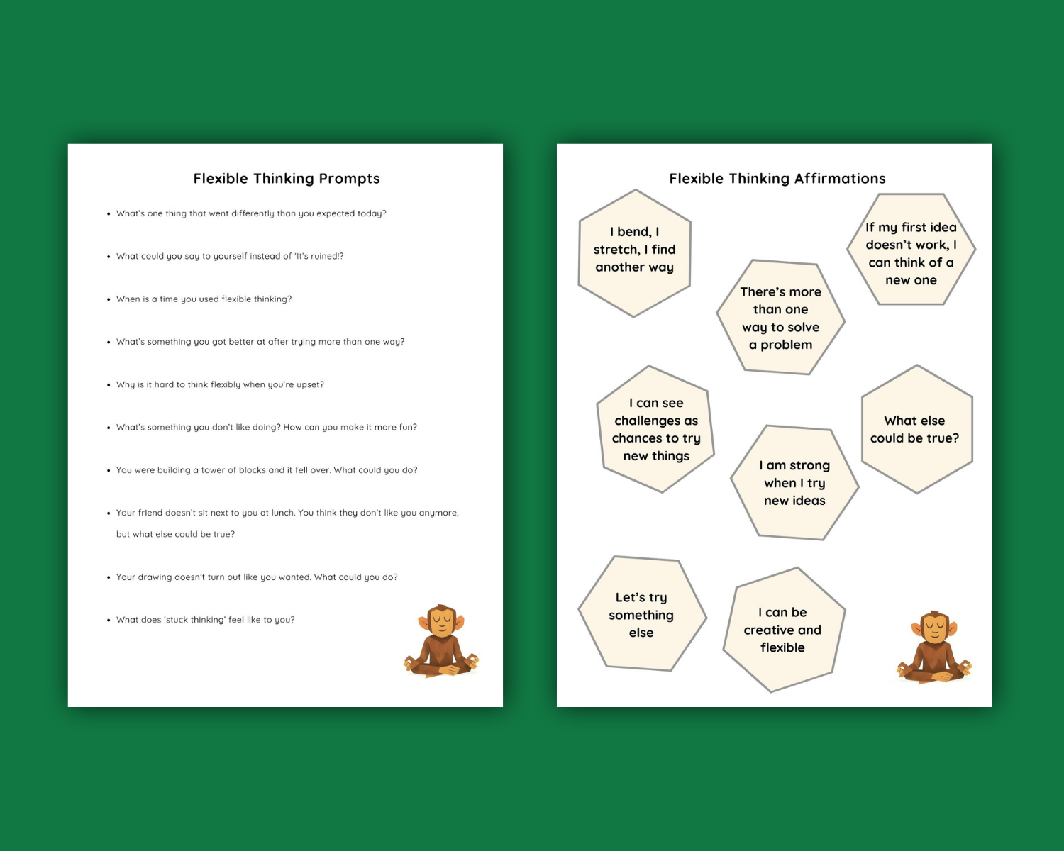 Flexible Thinking Printable Workbook