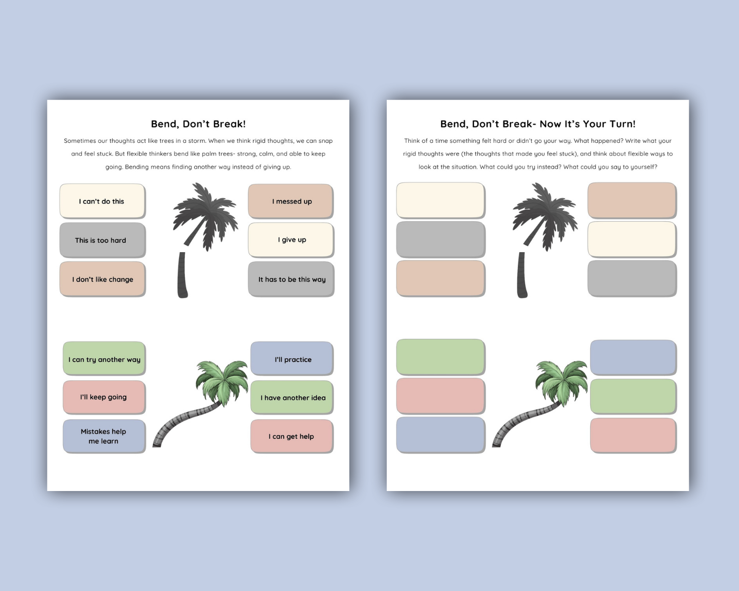 Flexible Thinking Printable Workbook