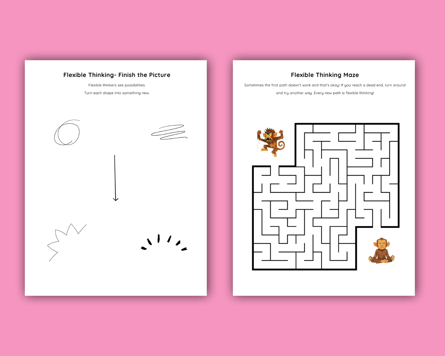 Flexible Thinking Printable Workbook
