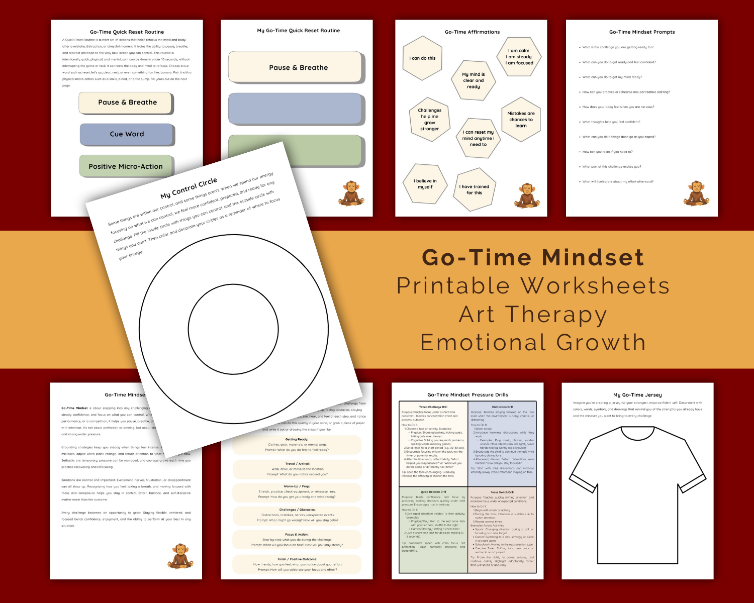 Go-Time Mindset Printable Workbook